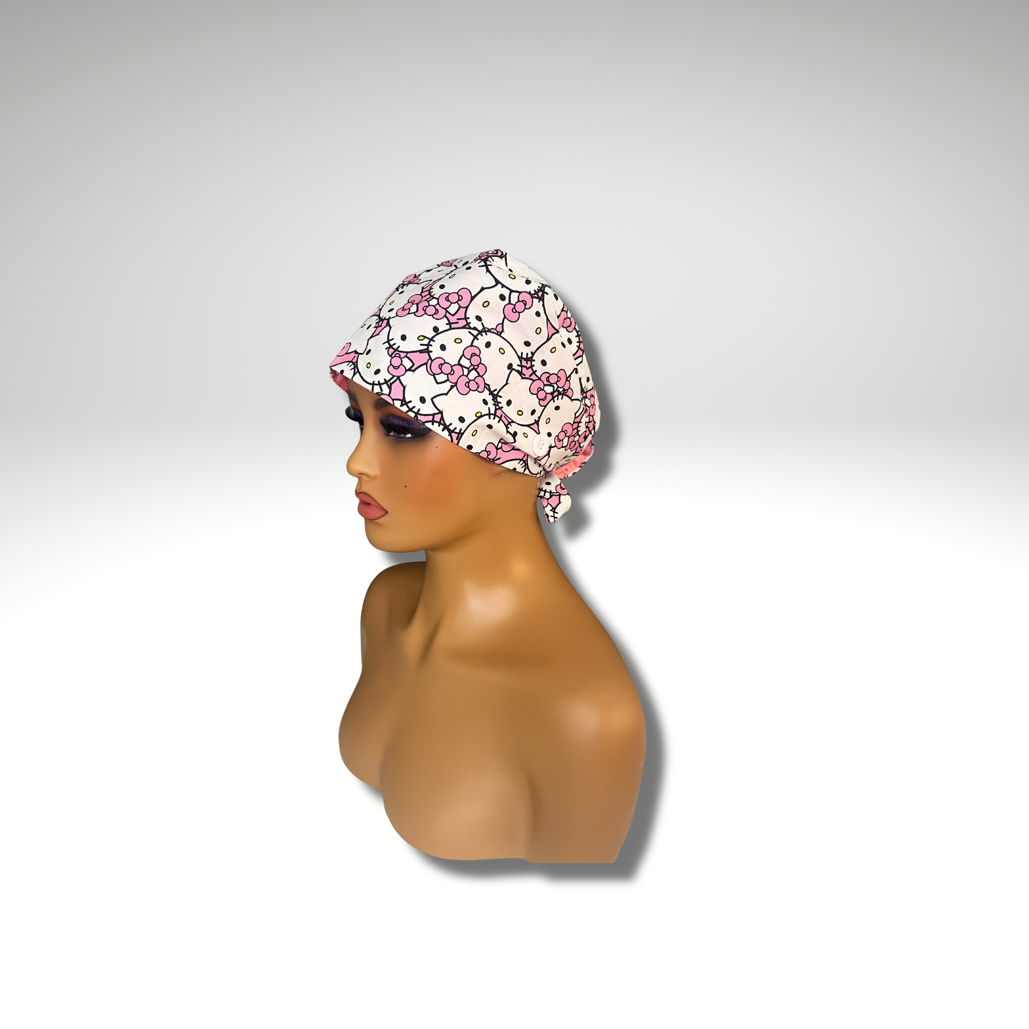 Pink Hello Kitty Scrub Cap
