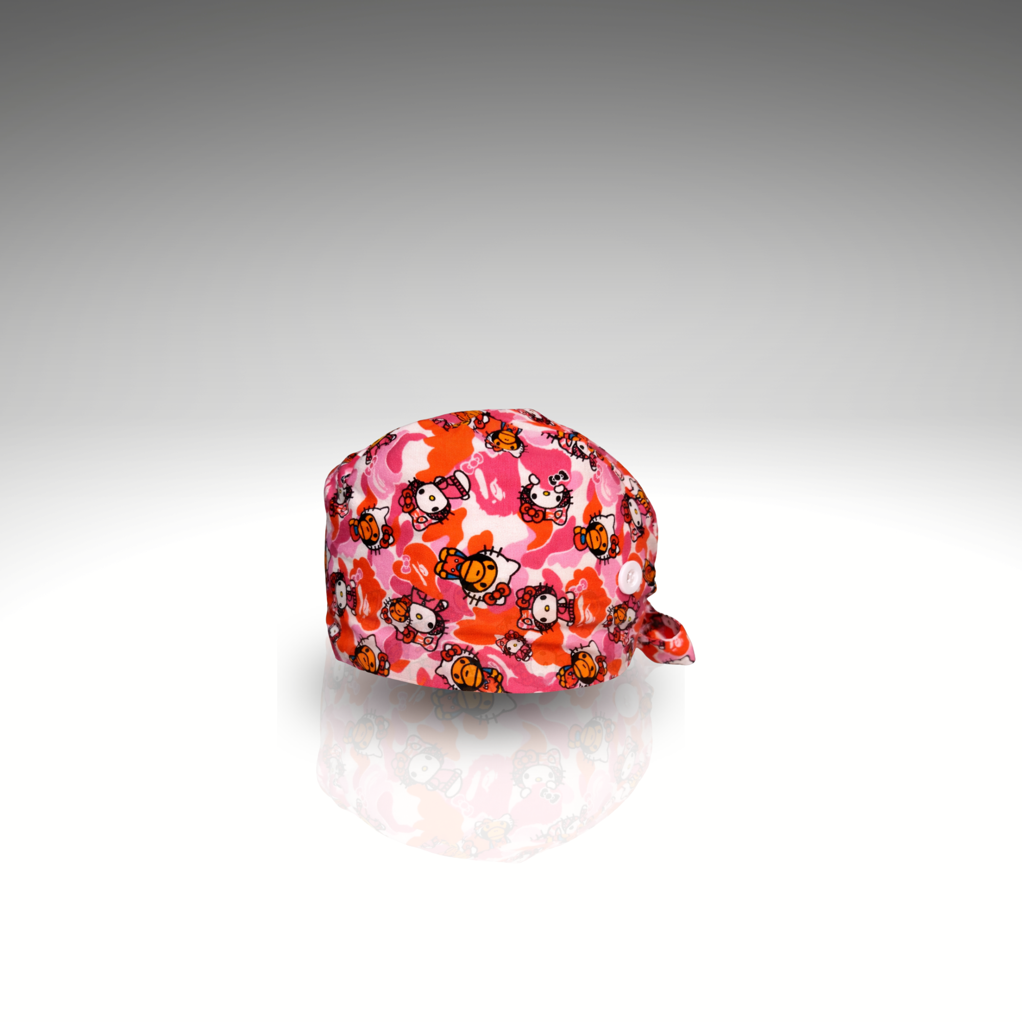 Hello Kitty x Bape Satin Scrub cap