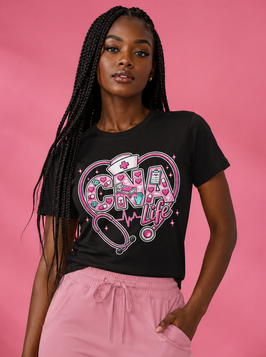 CNA Life Heartbeat Graphic T-Shirt
