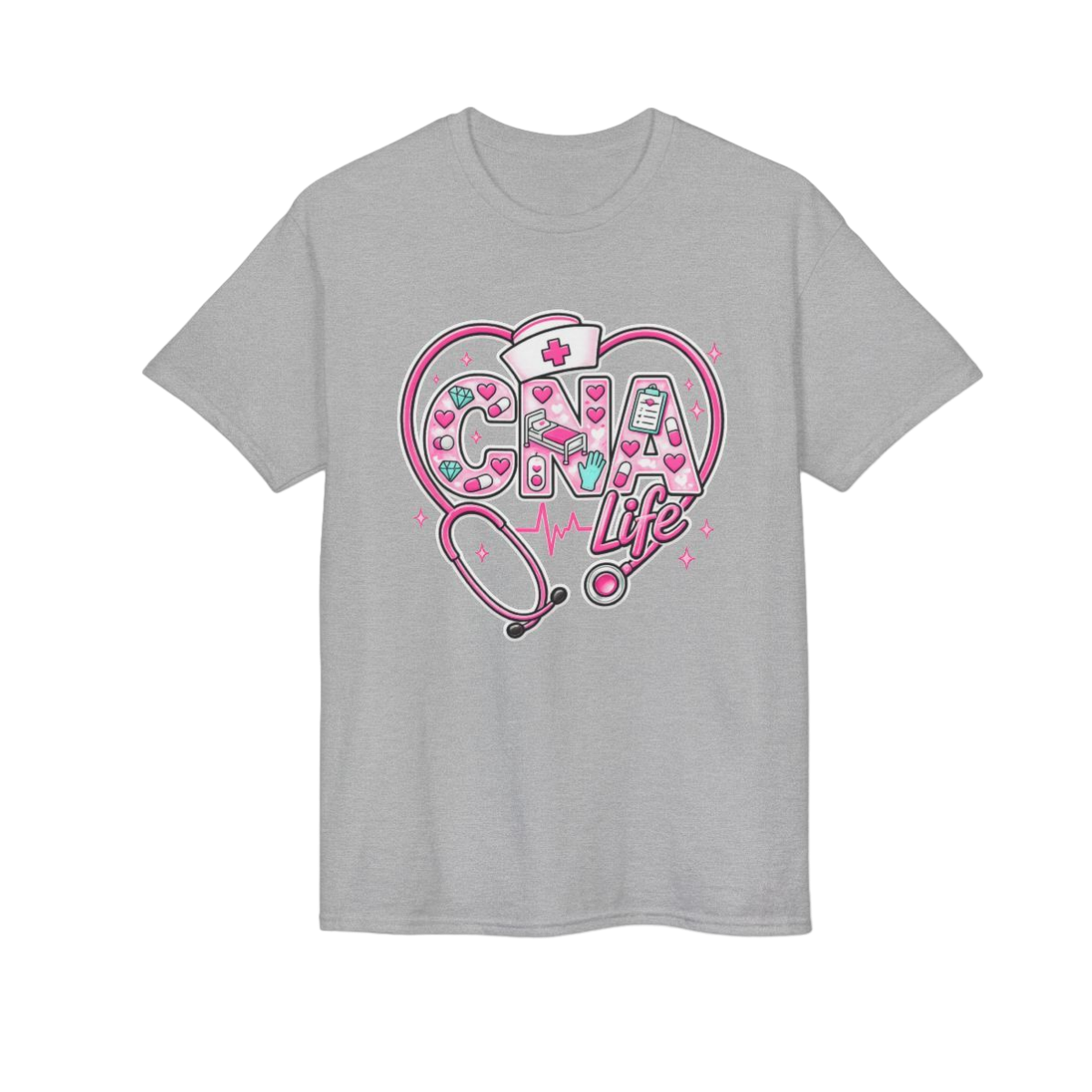 CNA Life Heartbeat Graphic T-Shirt