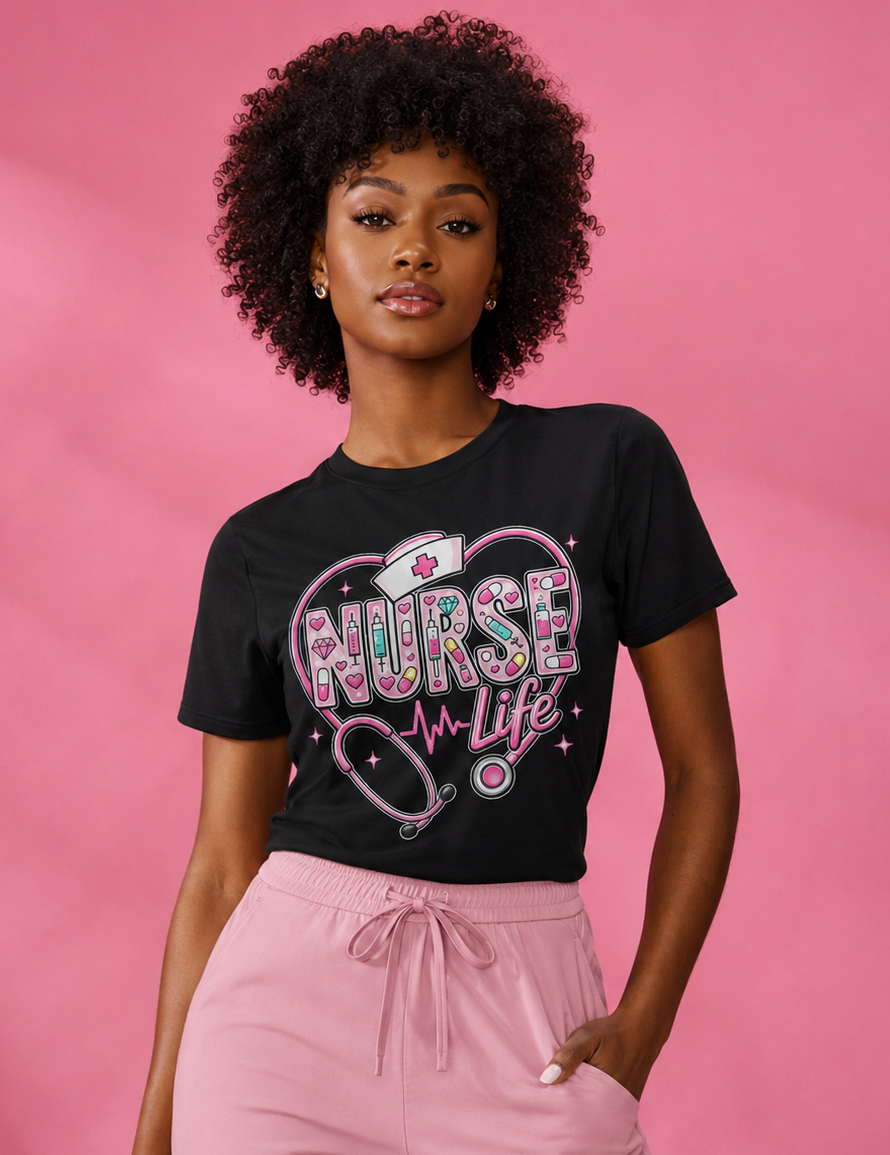 Nurse Life Heartbeat T-Shirt