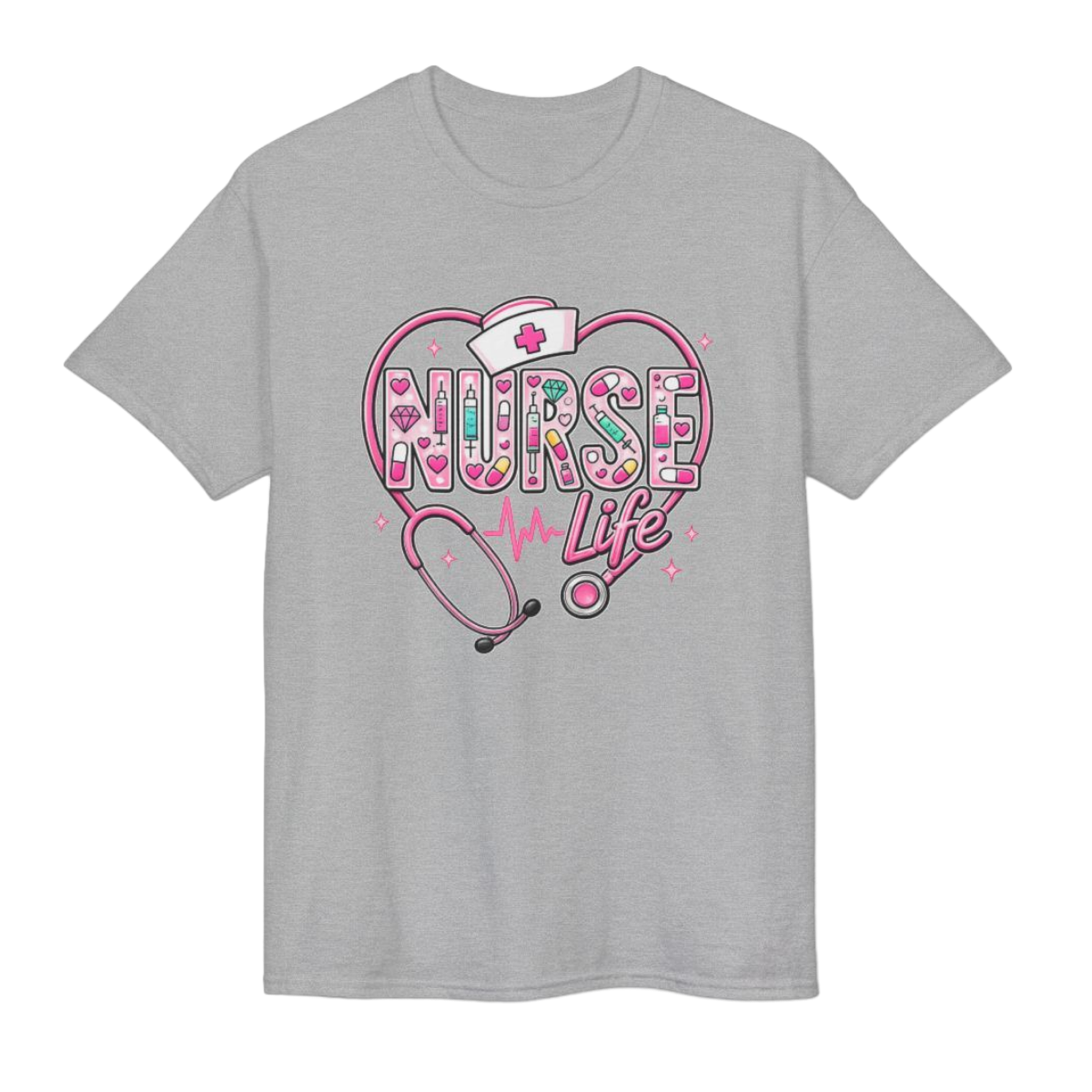 Nurse Life Heartbeat T-Shirt